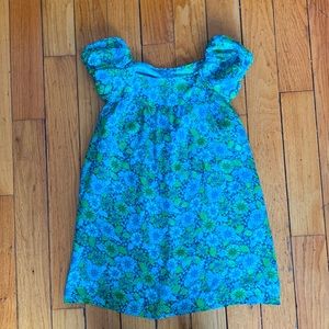 Yes girl’s dress. Turquoise and green. 6-6x.